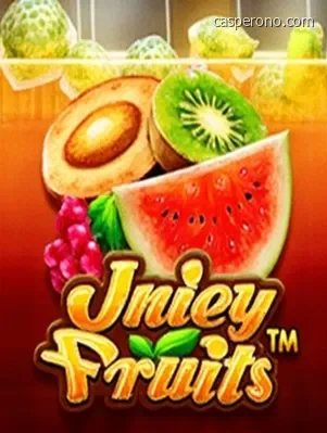 Fargerike frukter og glitrende juveler på et tropisk kasinobord